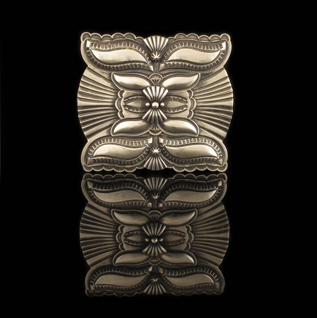 Navajo Silver Belt Buckle