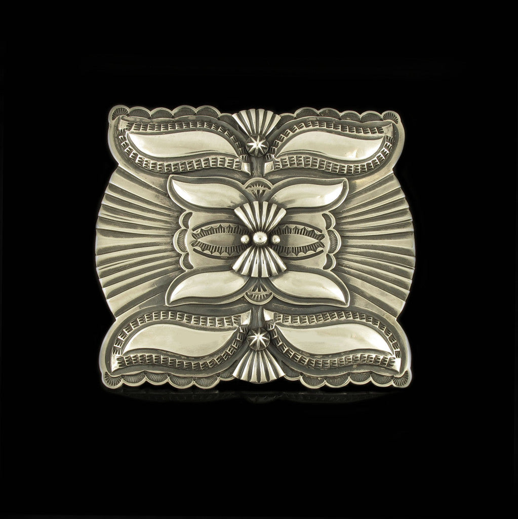 Navajo Silver Belt Buckle