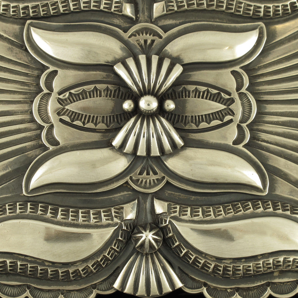 Navajo Silver Belt Buckle
