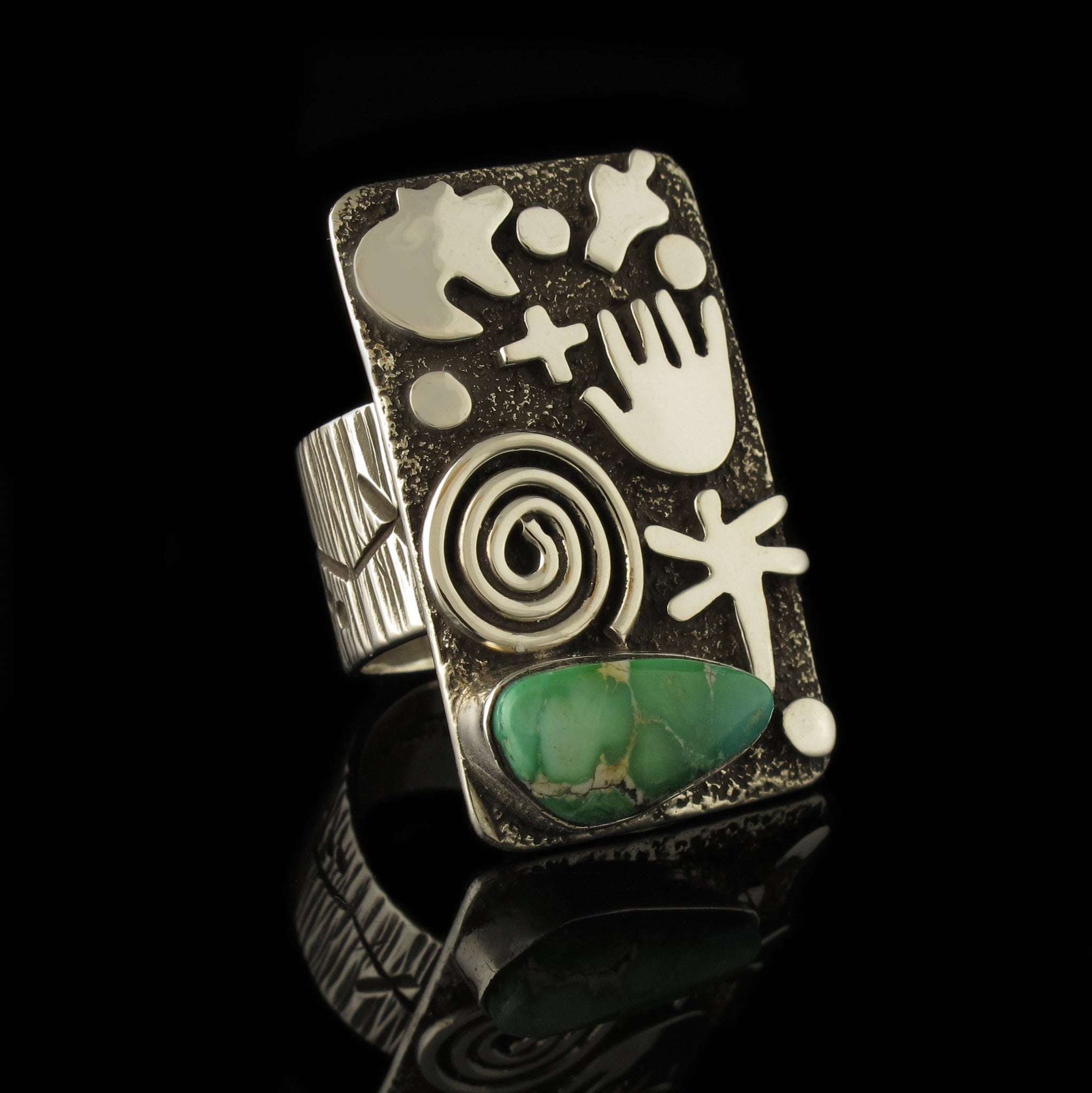 Petroglyph Navajo Ring