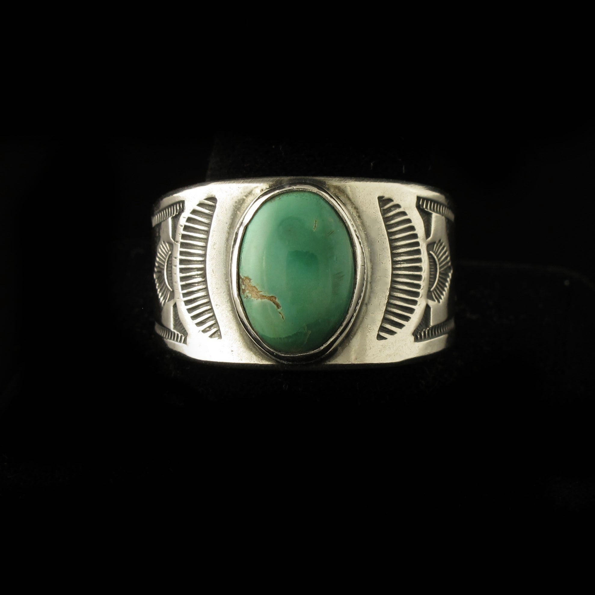 Navajo Turquoise Mens Ring