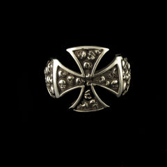 Men's Silver Skull Ring