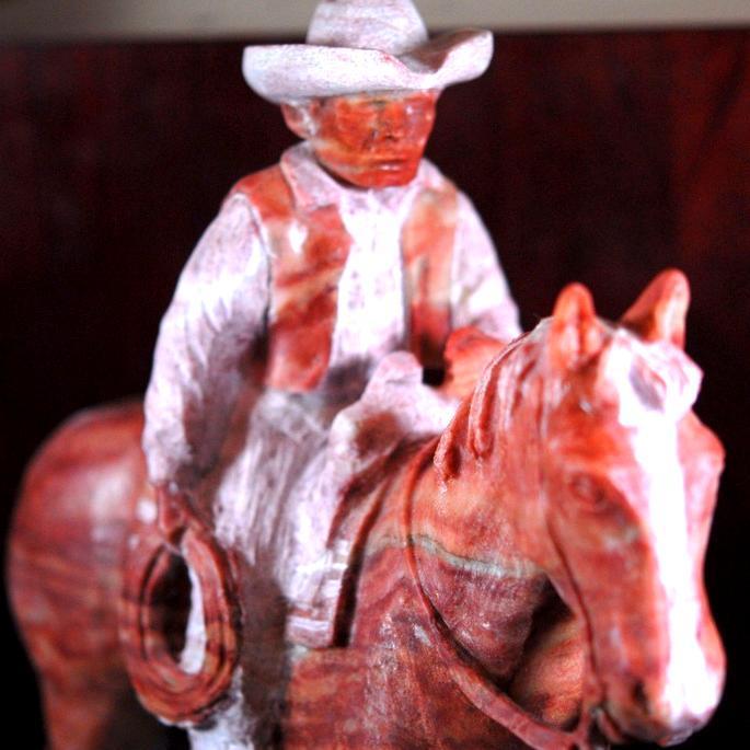 "Rider Brown" Sculpture