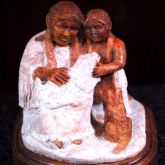 Small Brown Sculpture Tim Washburn