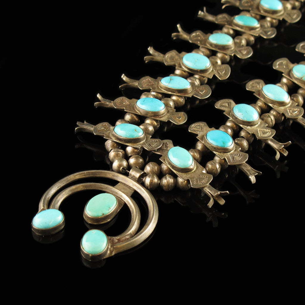 Vintage Squash Blossom Necklace