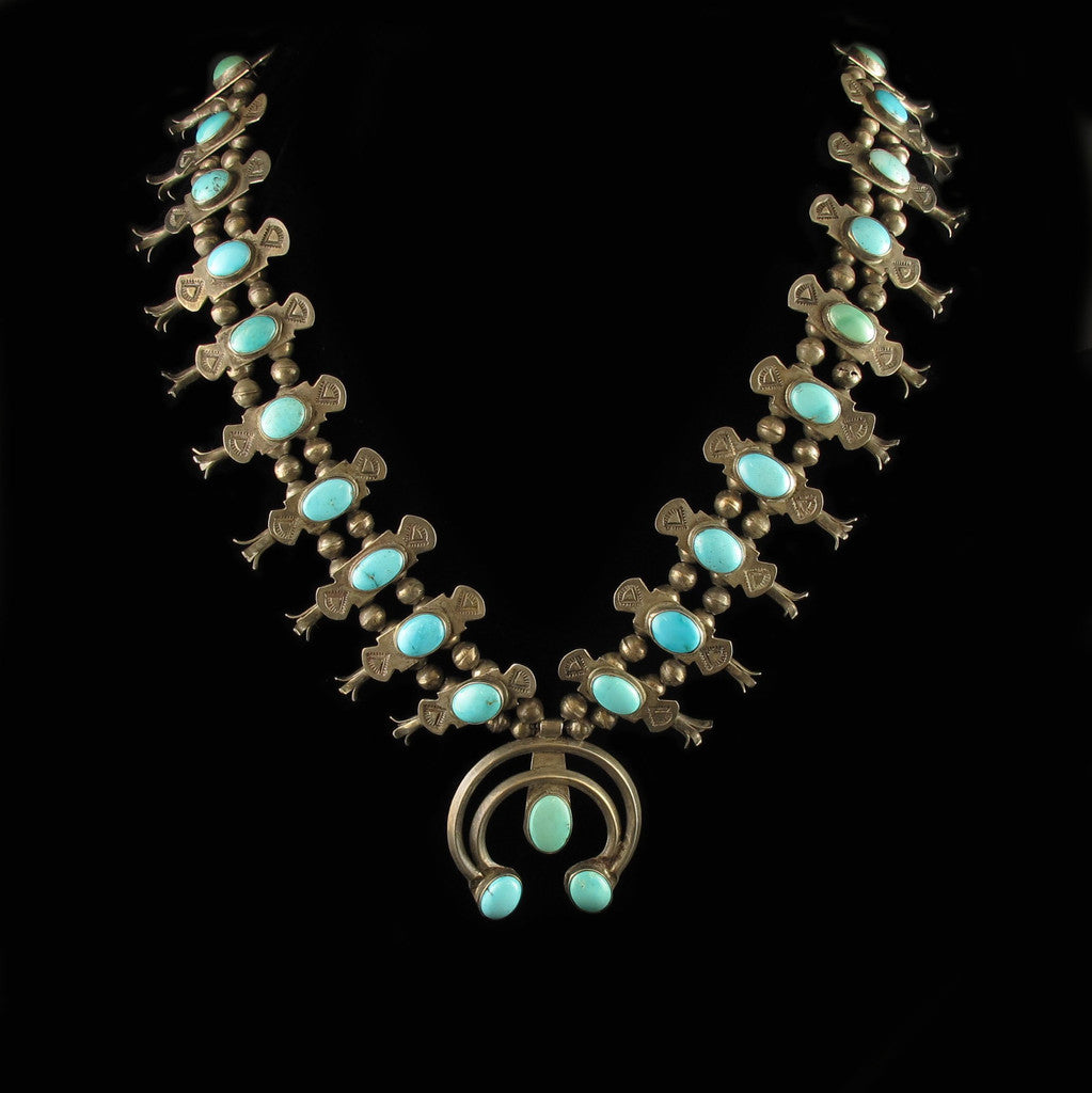 Vintage Squash Blossom Necklace