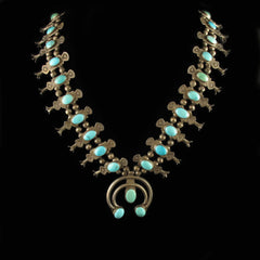Vintage Squash Blossom Necklace