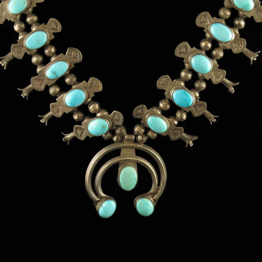 Vintage Squash Blossom Necklace