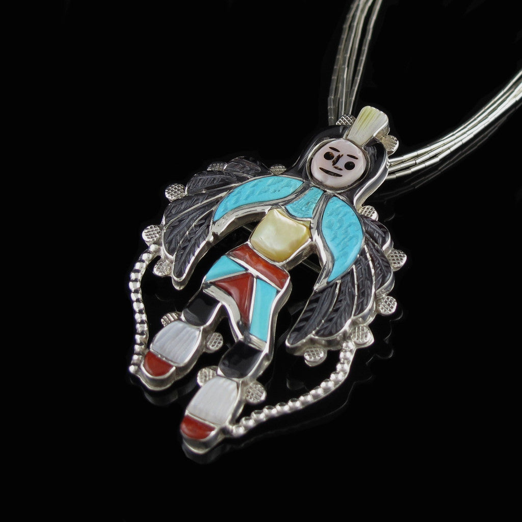 Zuni Dancer Pin Pendant
