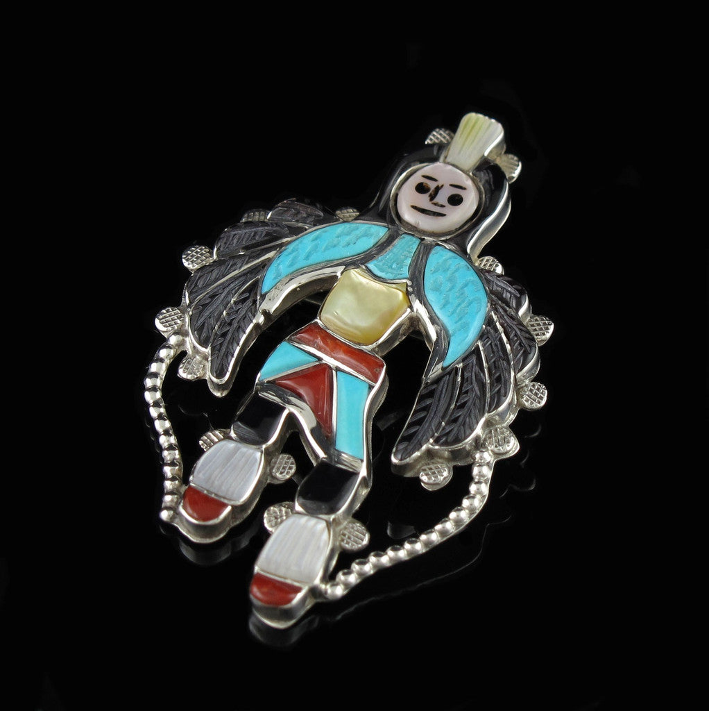 Zuni Dancer Pin Pendant