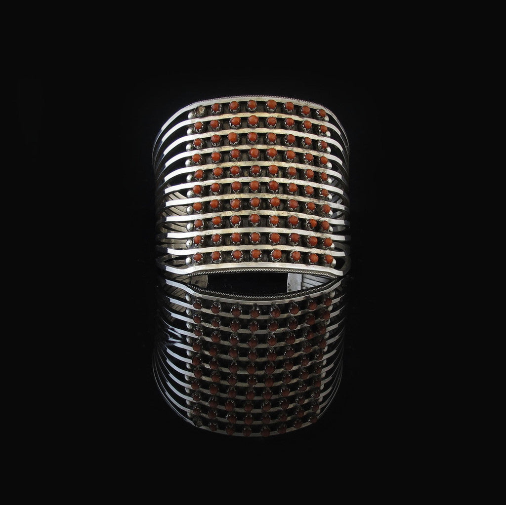 Zuni Coral Bracelet