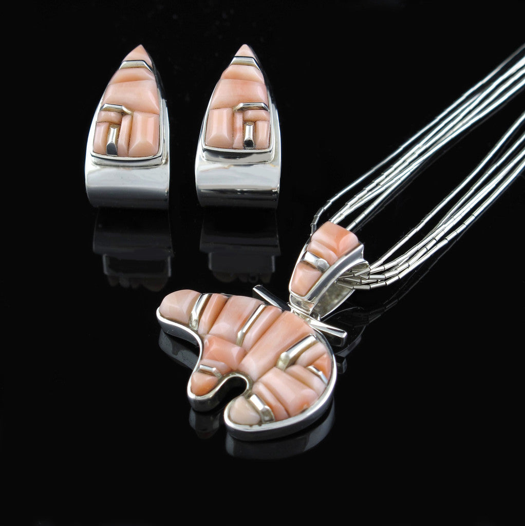 Pink Coral Bear Set