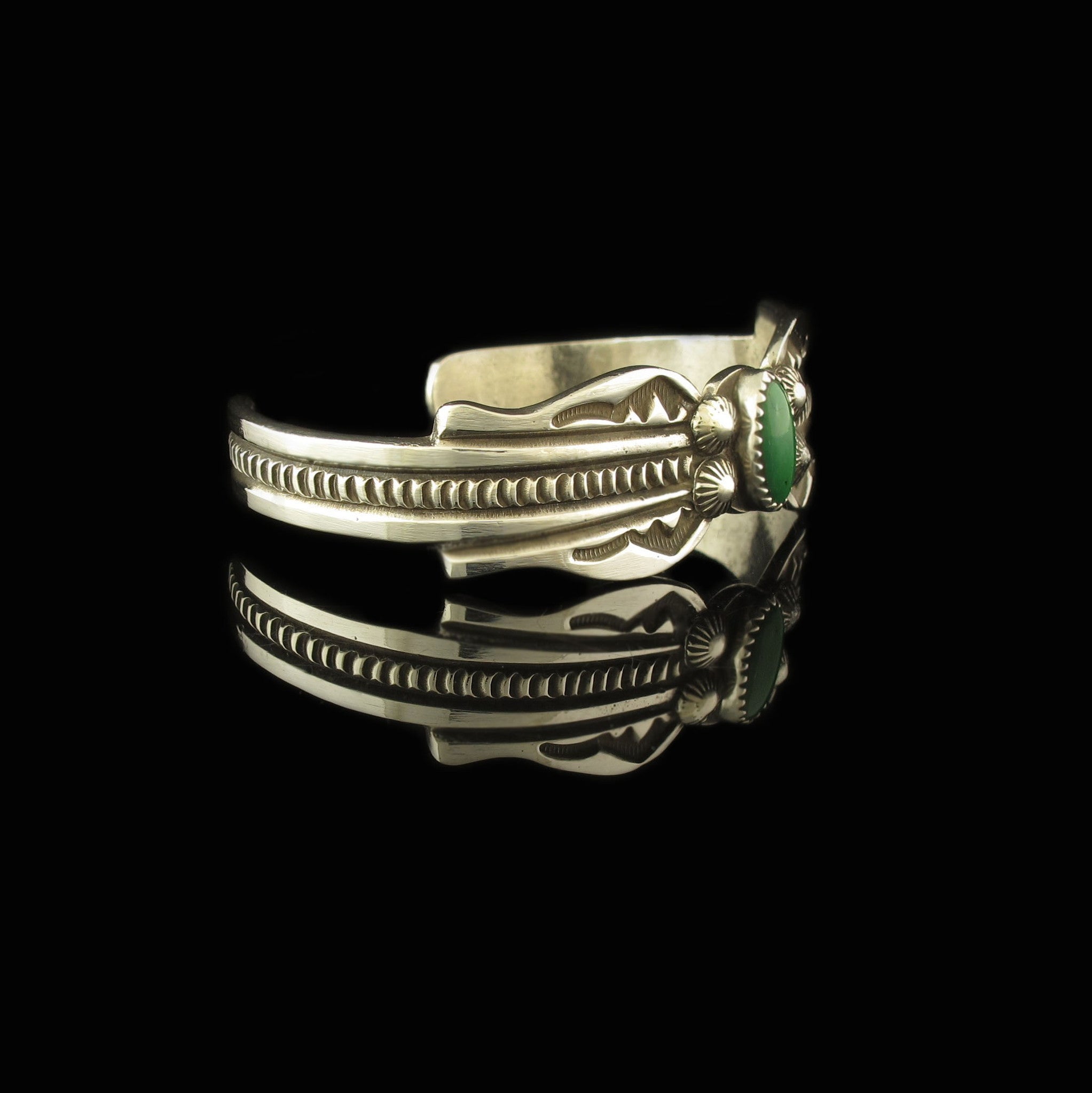 Dark Green Turquoise Bracelet