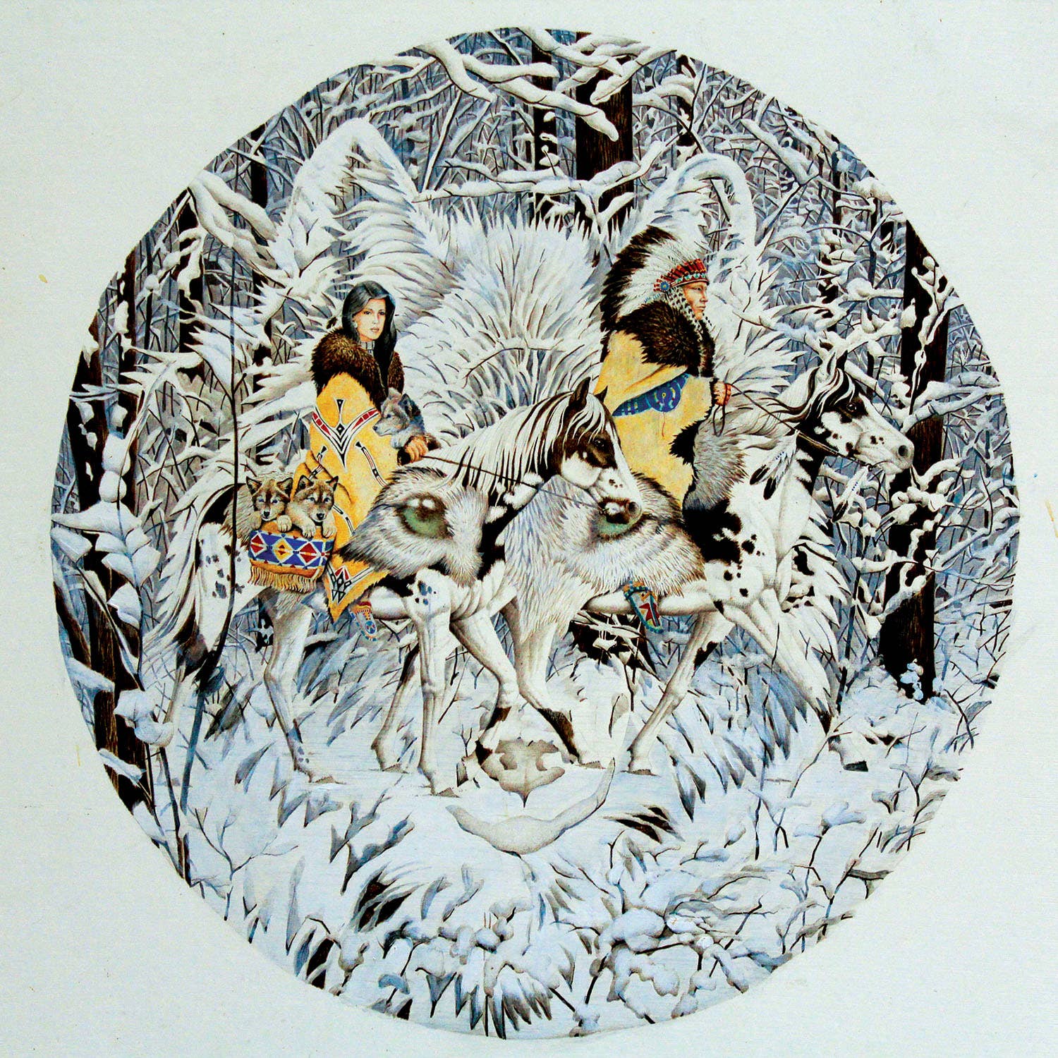 SunsOut - 5462 Keeper of the Wolf 1000 pc Puzzle