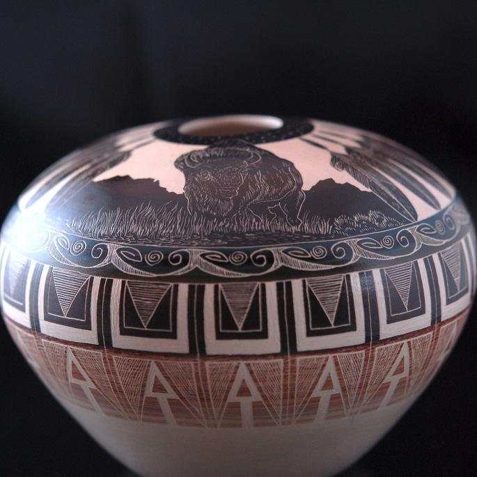 "West Thunder" Norman Lansing Pottery