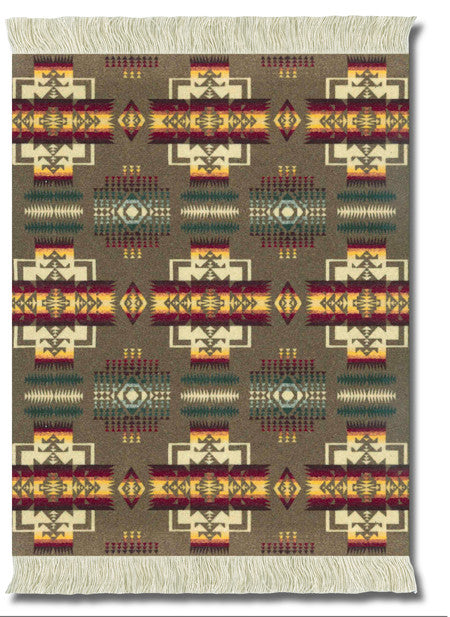 Pendleton Mouse Rug - Khaki Chief Joseph