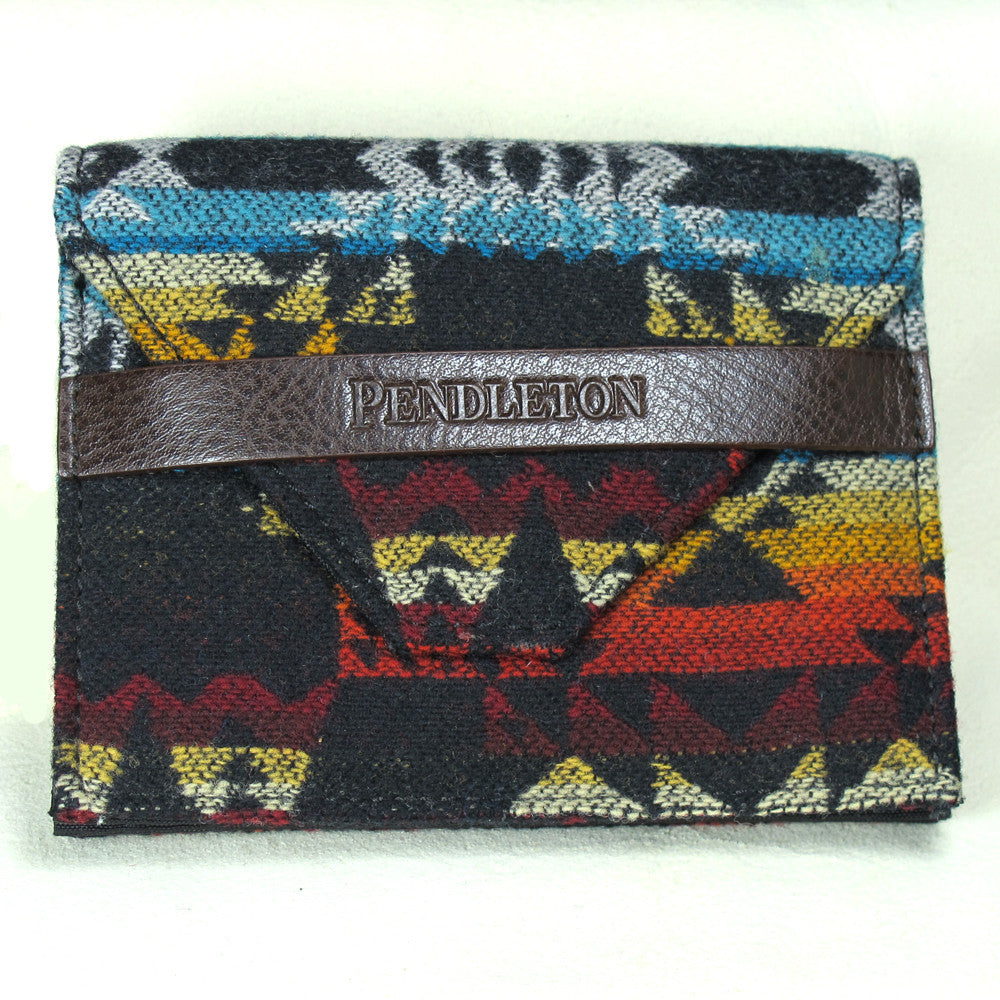 Pendleton Wallet Black - Geometric Design SALE