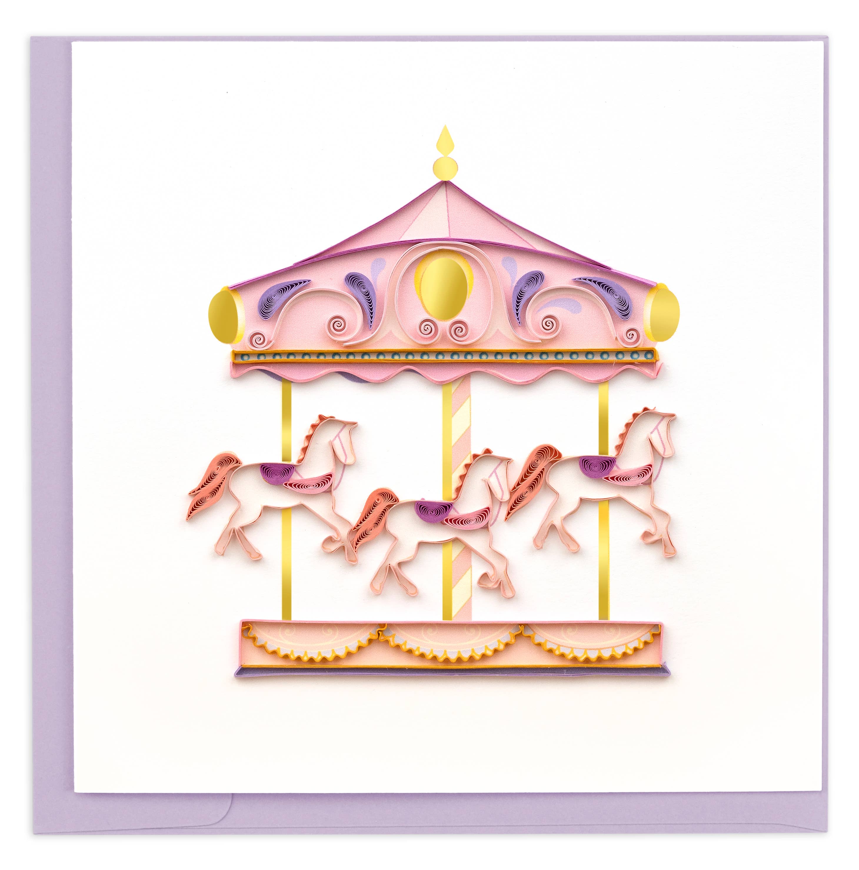 Quilling Card - Carousel