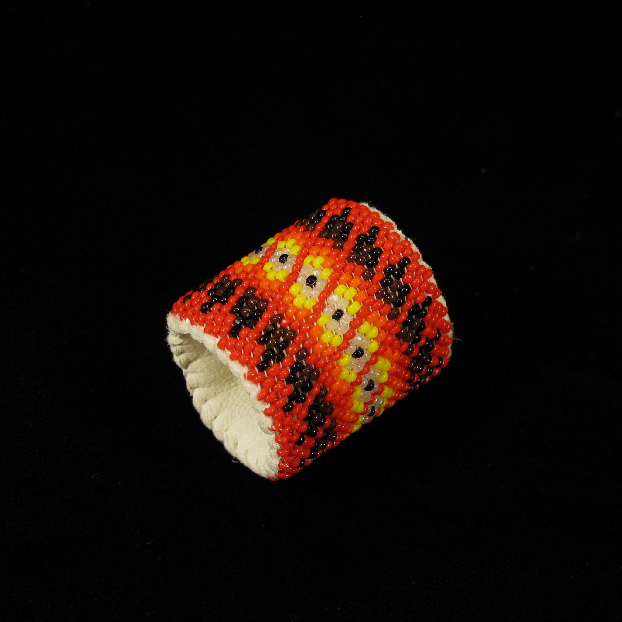 Red Beaded Scarf Slide/Holder