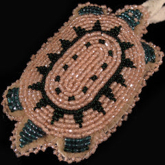 Pink Beaded Turtle